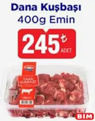 EMİN DANA KUŞBAŞI ET 400 G